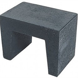 U-element 40x40x50 cm Antraciet