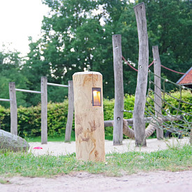 PIATTO - 180/200x650mm + 600mm ingraven - Kastanje - Amber - Kabel