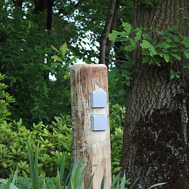 CARICO - 180/200x500mm + 500mm ingraven - Kastanje - 1 x Contactpunt