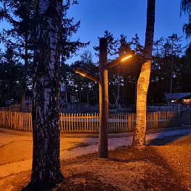 ALTO Double - 180/200x3100mm + 900mm ingraven - Kastanje - Amber - Kabel