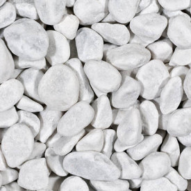 Zak 20 kg Carrara grind 40-60 mm Rond getrommeld