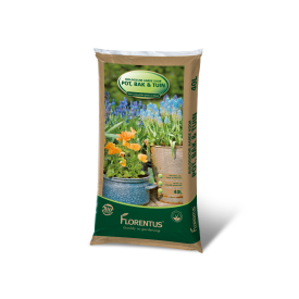 Florentus BIO aarde voor in Pot, Bak en Tuin zak 40L