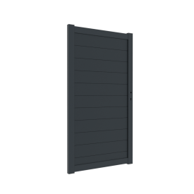 Boston alu poort 98x183cm RAL7016