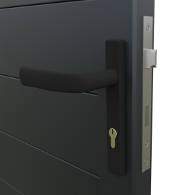 Poortbeslag voor Boston poorten RAL7016