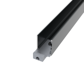 Boston Alu U-lijst start/top L175cm RAL7016 25x30mm zonder connectoren