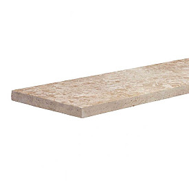 Afdekband Travertin Economix geborsteld 100x30x3 cm Geborsteld