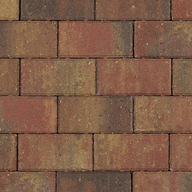 Betonstraatsteen 6 cm oud bont komo