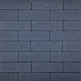 Dikformaat strak 21x7x8 cm antraciet komo