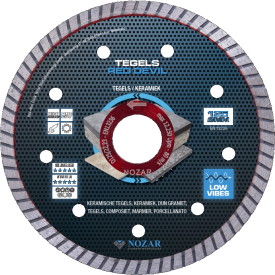 Red Devil Tegels 125x22.23mm