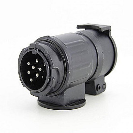 Verloopstekker 13p. > 7p. doos lang