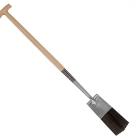 Draineerspade met opstapje 76cm steel