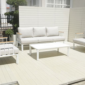 Loungeset Tahiti Frost White/Beige