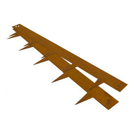 Multi-Edge kantopsluiting 100 x 17,5 x 0.15 cm Corten