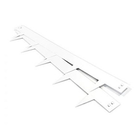 Multi-Edge kantopsluiting 100 x 17,5 x 0.15 cm Wit