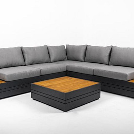 Loungeset Formentera Smoked Grey/Dark Grey